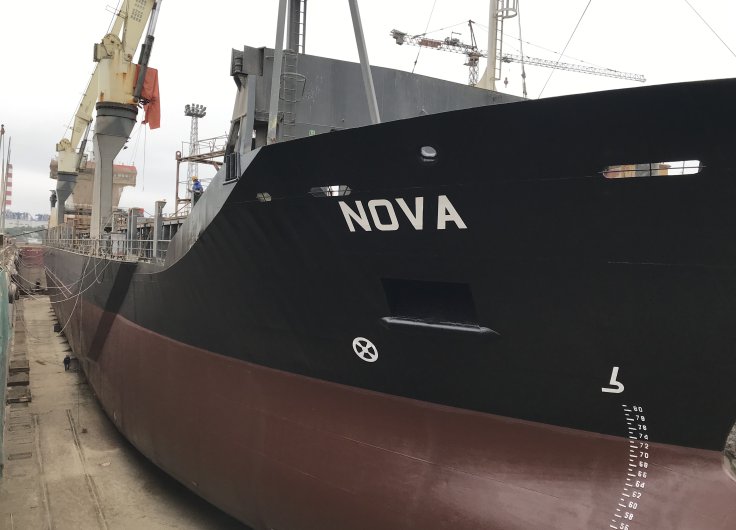 A few impressions from our MV NOVA in Drydock