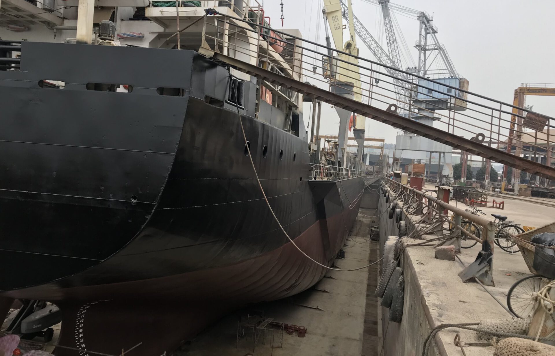 A few impressions from our MV NOVA in Drydock
