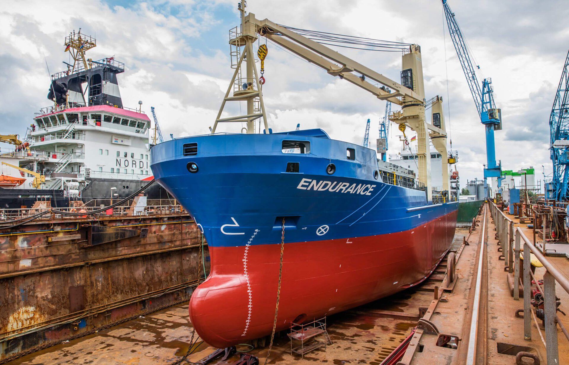 MV ENDURANCE passes Class-Renewal in Bremerhaven